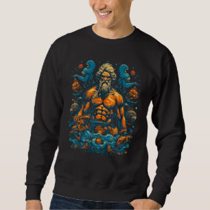 God Poseidon Greek Mythology Neptune Sweatshirt