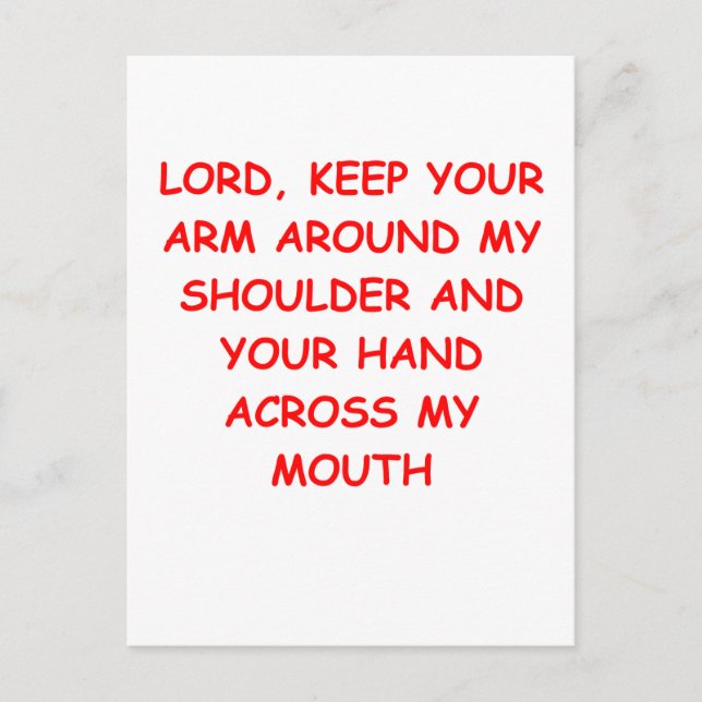 GOD POSTCARD (Front)