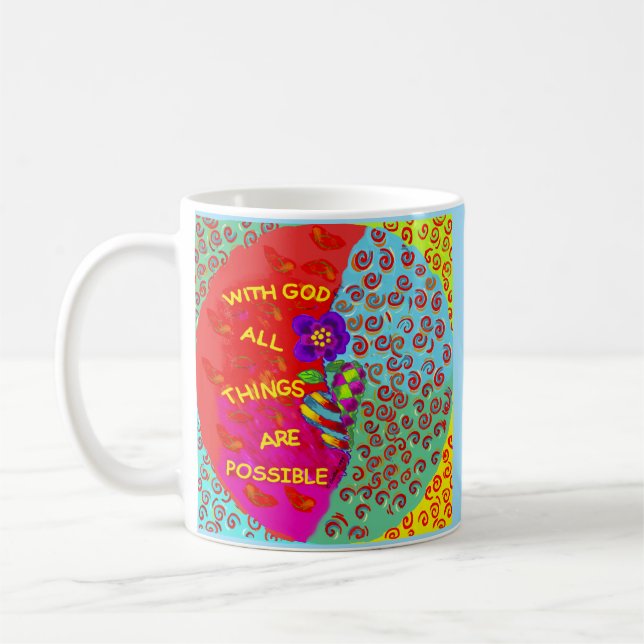 God Power Christian  Mug (Left)
