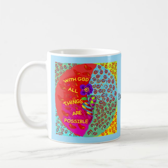 God Power Christian  Mug (Left)
