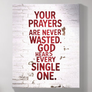 God Prayers Quote Love Poster Wall Decor Art Canvas Photo Tile