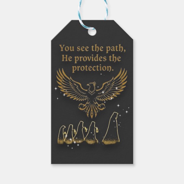 God protection gift tags (Front)