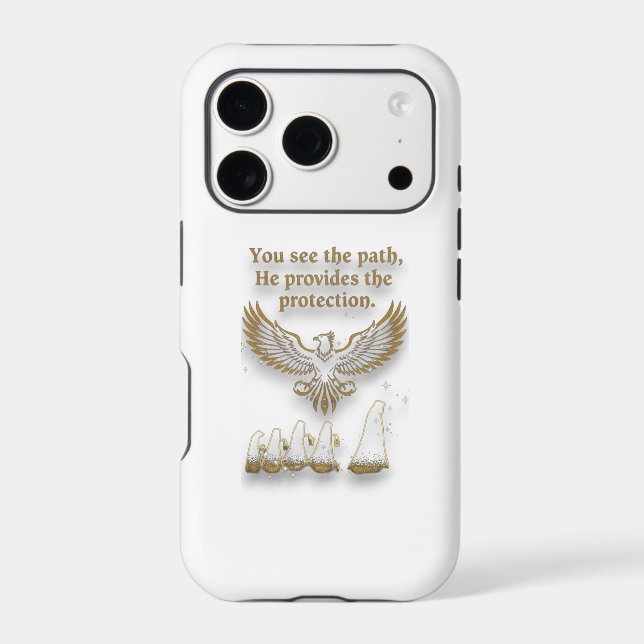 God protection iPhone case (Back)