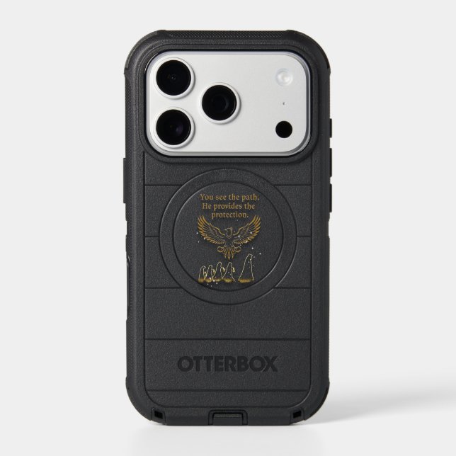 God protection otterbox iPhone case (Back)