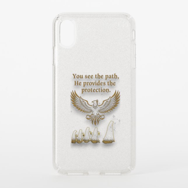 God protection speck iPhone XS max case (Front)
