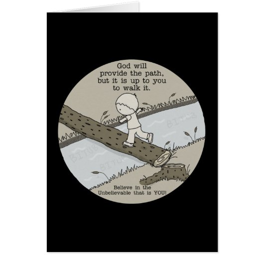 God Provides a Path Cards (Front)