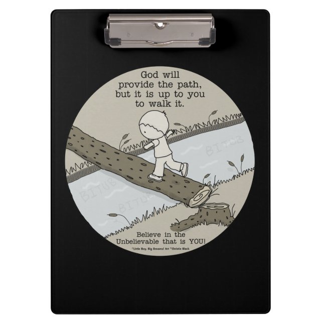 God Provides a Path Clipboard (Front)