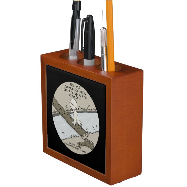 God Provides a Path Pencil/Pen Holder (In Situ)