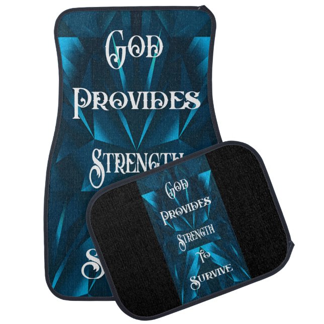 God Provides Car Floor Mat (Set)