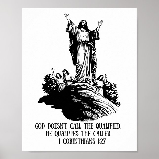 God Qualifies the Called, Corinthians Poster (Front)