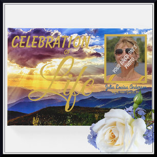 God Rays Mountains Celebration Of Life Guest Book