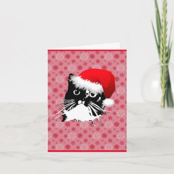"god Rest Ye Furry Gentlemen" Cat Christmas Card by WeAreBlackCatClub at Zazzle