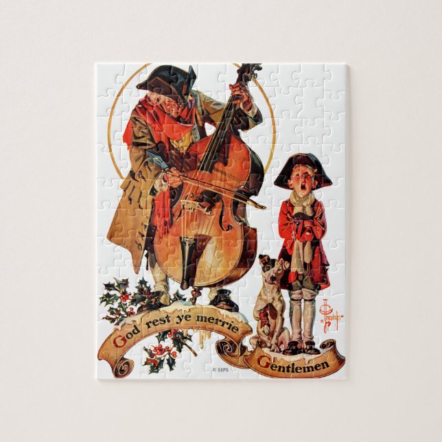 God Rest Ye Merrie Gentlemen Jigsaw Puzzle (Vertical)