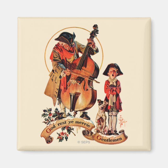 God Rest Ye Merrie Gentlemen Magnet (Front)