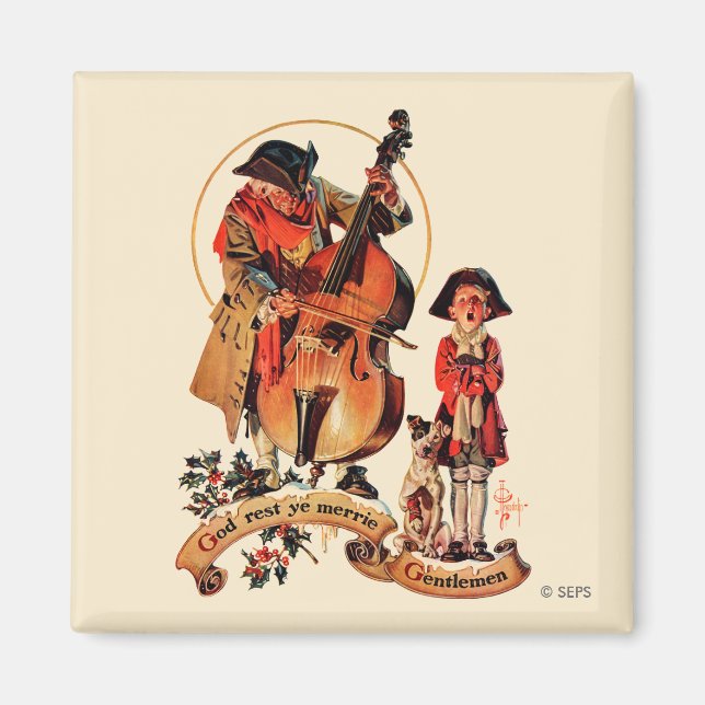 God Rest Ye Merrie Gentlemen Magnet (Front)