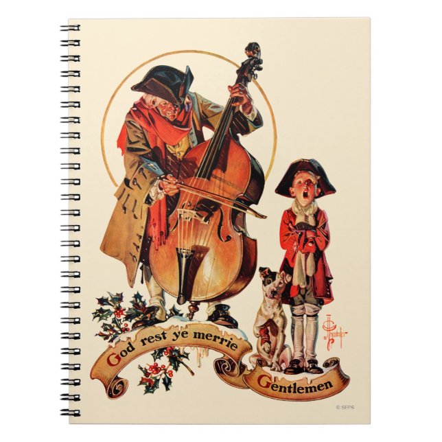 God Rest Ye Merrie Gentlemen Notebook (Front)
