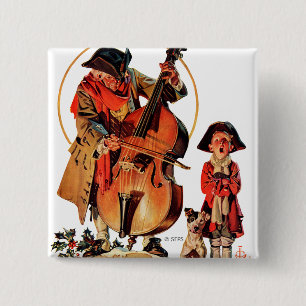 God Rest Ye Merrie Gentlemen Pinback Button