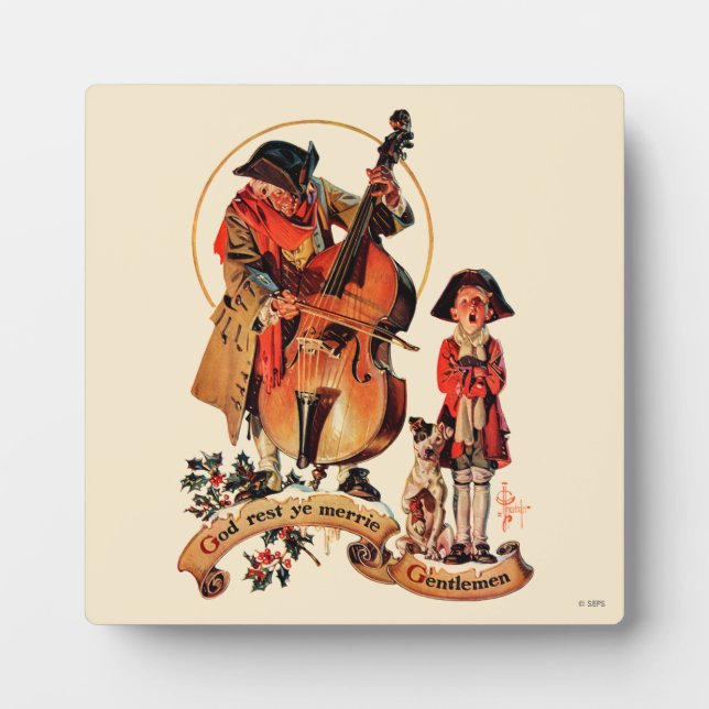 God Rest Ye Merrie Gentlemen Plaque (Front)