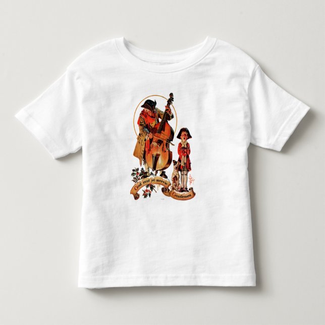 God Rest Ye Merrie Gentlemen Toddler T-shirt (Front)