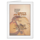 God Restores the Years - Joel 2:25 (Front)