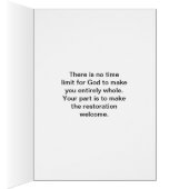 God Restores the Years - Joel 2:25 Cards (Inside (Right))