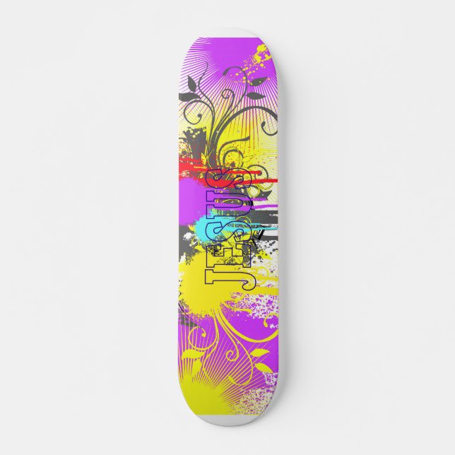 God Rocks - Christian Rock Gear Skateboard Deck (Front)