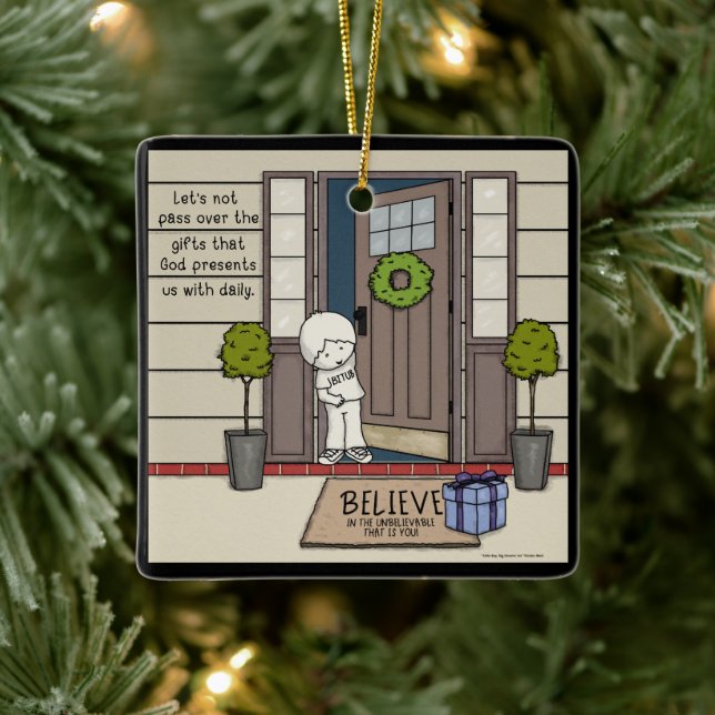 God’s Daily Gift Ceramic Ornament (Tree)