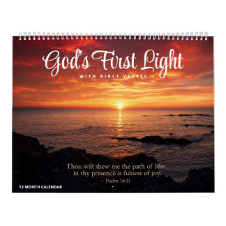 God’s First Light Calendar - With Bible Verses
