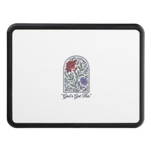 God’s Got This Vintage Floral Faith Hitch Cover
