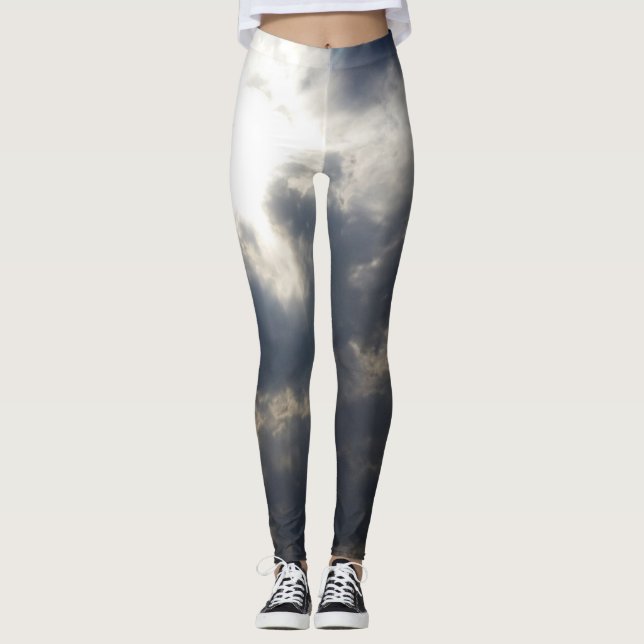God’s Light Through Clouds Leggings (Front)