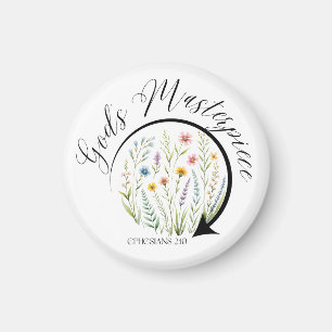 God’s Masterpiece Ephesians 2:10 Bible Verse Magnet