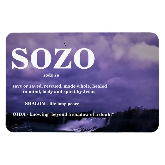 GOD"S MIRACULOUS  HEALINGS MAGNET (Horizontal)