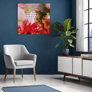 God’s Plan Scripture Art Print