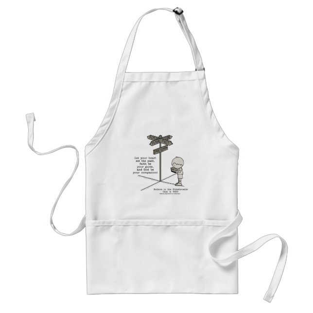 God’s Your Companion Adult Apron (Front)