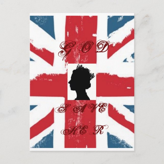 God Save Her Postcard (Front)
