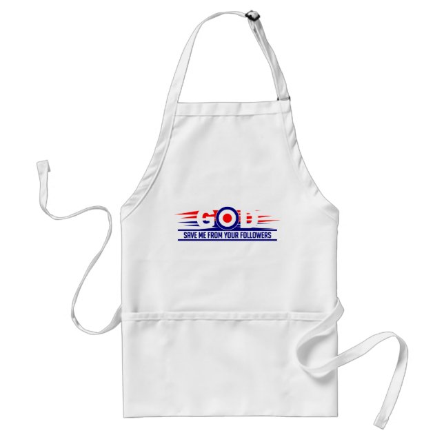 GOD SAVE ME apron (Front)
