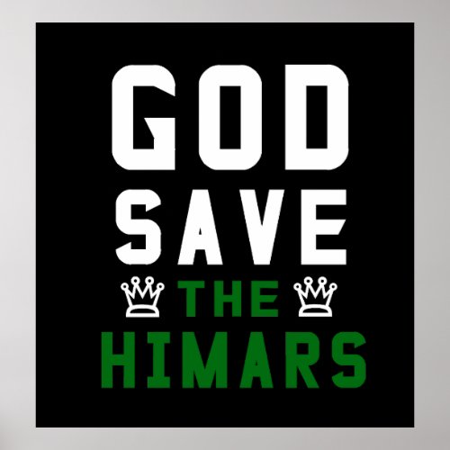 God save the himars poster