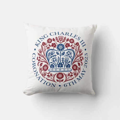 God Save the King Charles III _ UK Proud Royal Cor Throw Pillow
