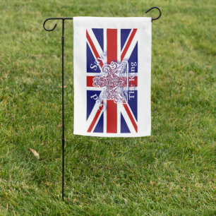 God Save the King Commemorative Garden Flag