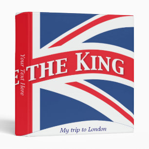 God Save the King with Union Jack Binder
