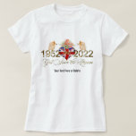 God Save The Queen 1952 To 2022 T-shirt at Zazzle