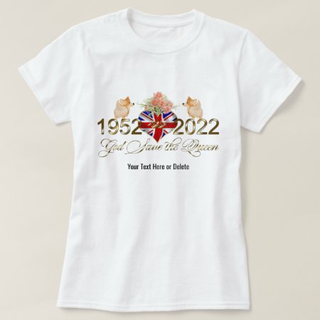 God Save The Queen 1952 To 2022 T-shirt