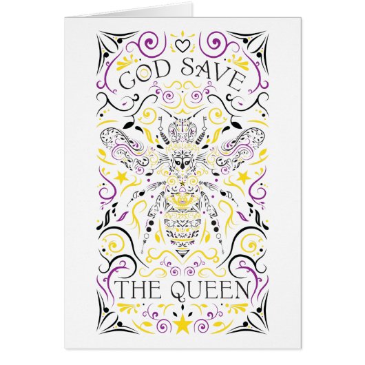 god save the queen cards (Front)