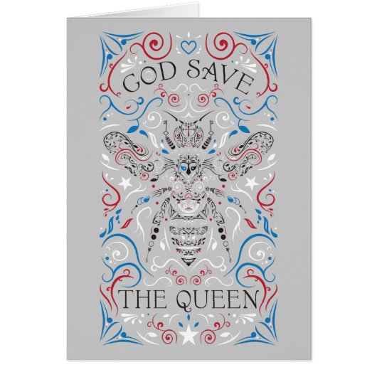 god save the queen cards (Front)