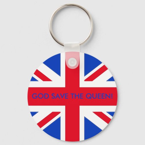 GOD SAVE THE QUEEN KEYCHAIN