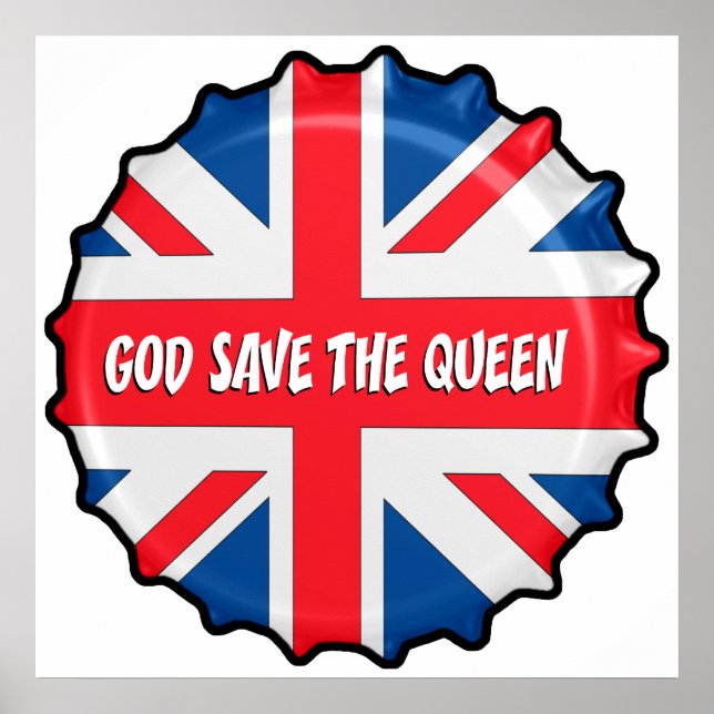GOD SAVE THE QUEEN POSTER (Front)
