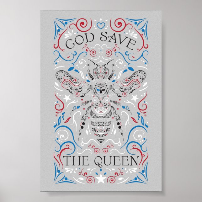 god save the queen poster (Front)