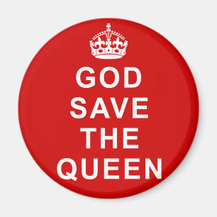 God Save the Queen Tshirts, Bags, Gifts Magnet