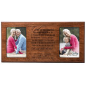 God Saw You Cherry Memorial Two-Picture Frame (Front)