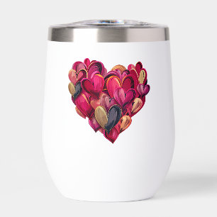 God Say I Am Lace Bow Christian Girl Women Bible V Thermal Wine Tumbler